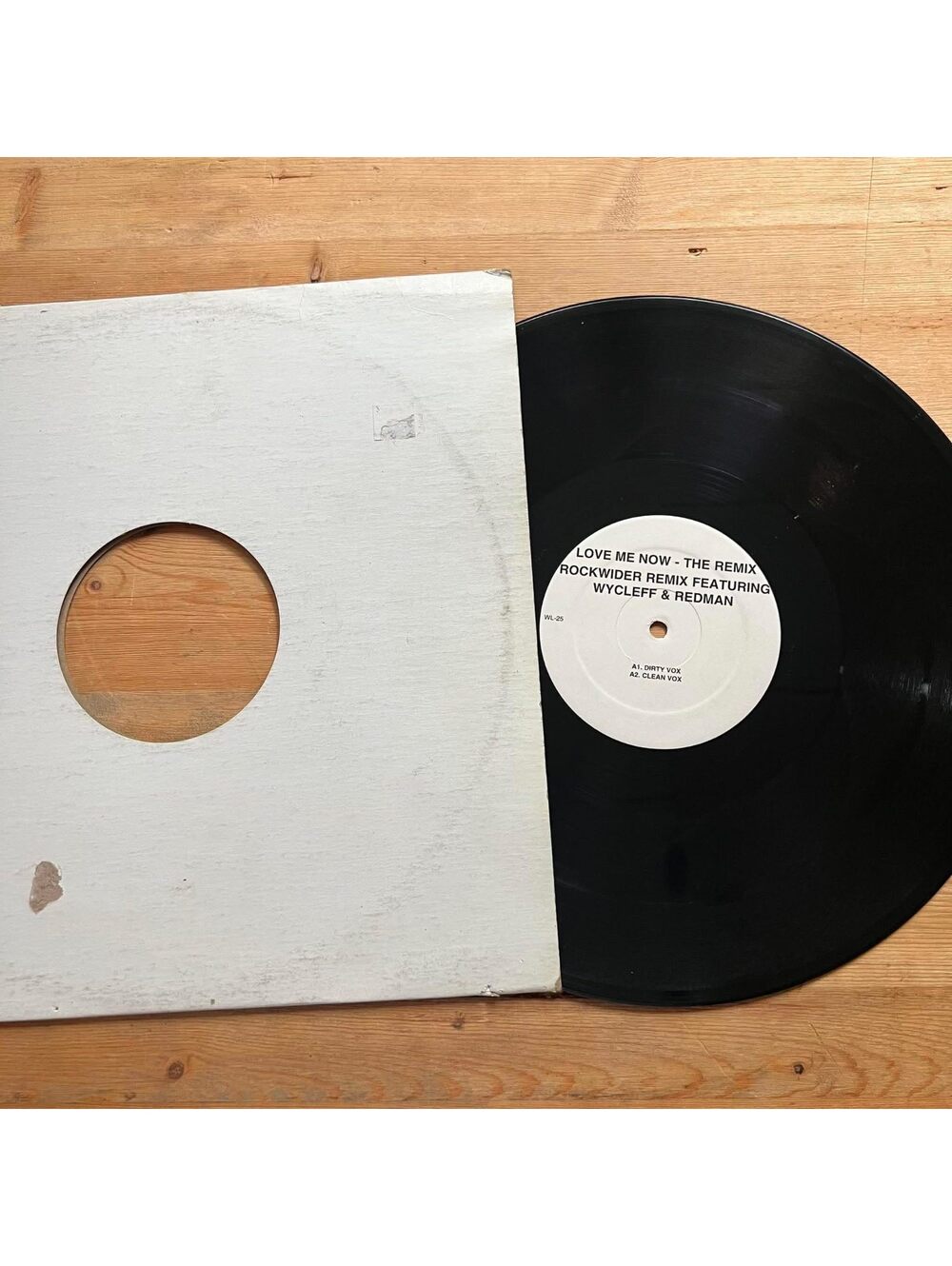 Rockwider Remix Ft. Wycleff & Redman - Love me Now 33rpm VG+ VR19